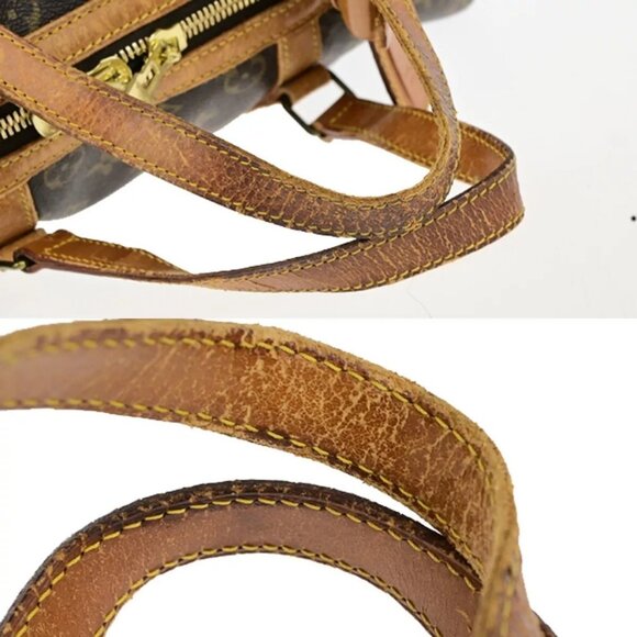 LOUIS VUITTON Sac Souple 35 Travel Hand Bag Monogram Leather BN - Picture 8 of 16